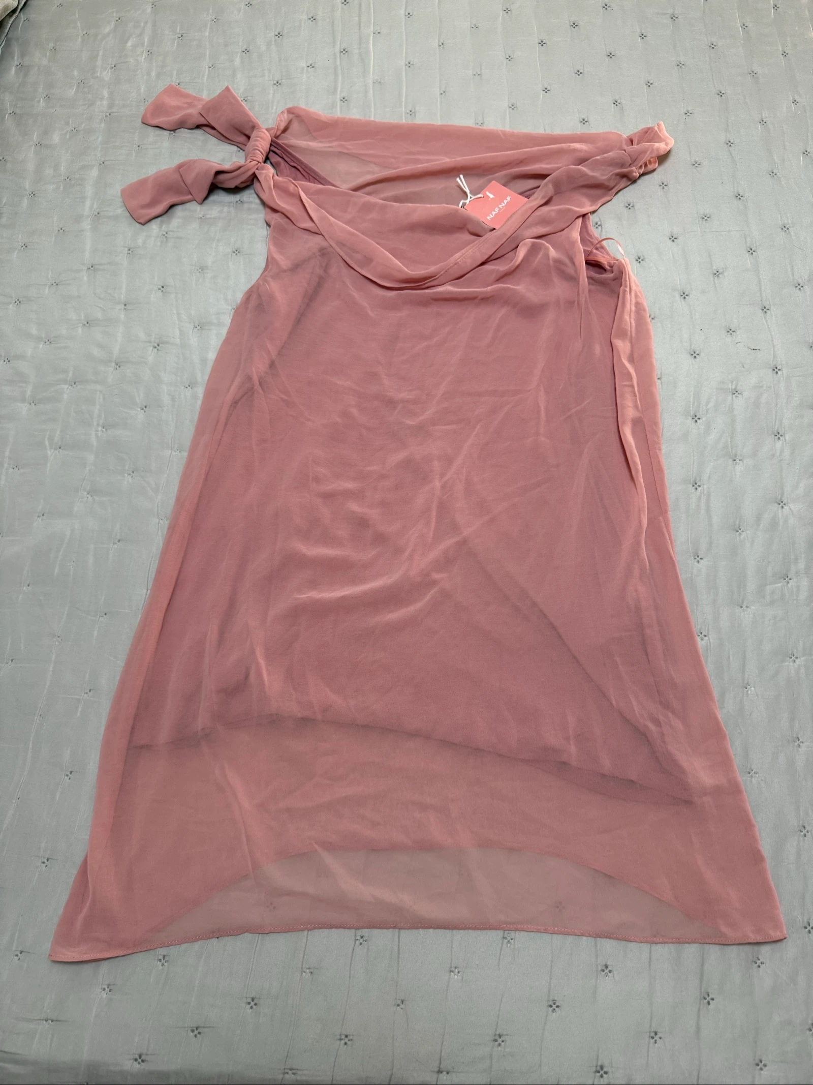 Vestido de gasa Naf Naf talla 46 – photo 2